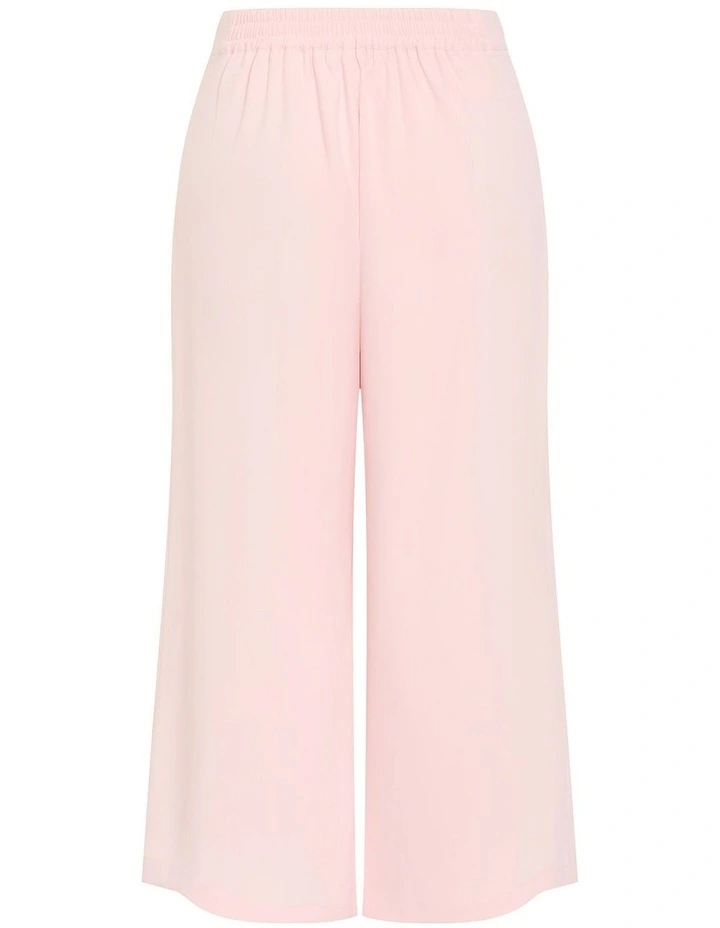 Plus Size Abbie Fully Lined Wide Leg Pant in Baby Pink image 4