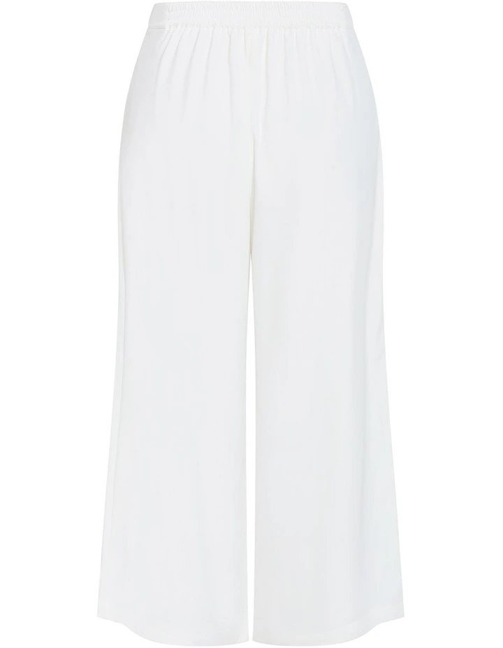 Plus Size Abbie Crop Pant in Ivory image 4