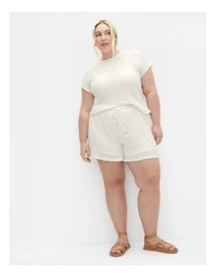 Plus Size Zoie Short in Cream