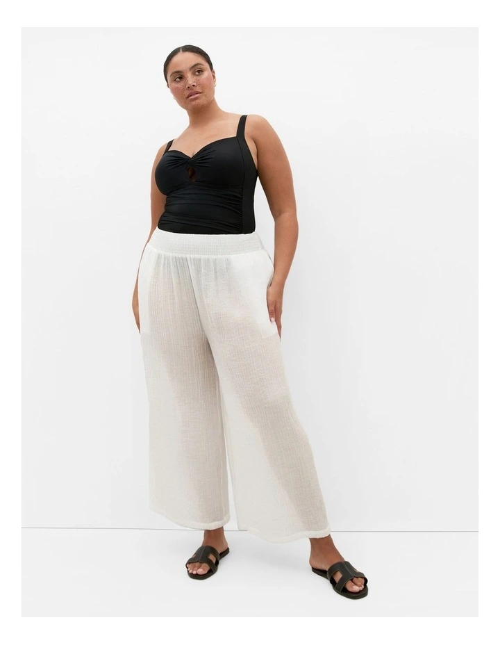 Plus Size Maci Pant in Ivory image 1
