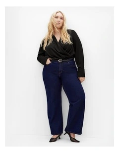 Plus Size Alena Shirt in Black