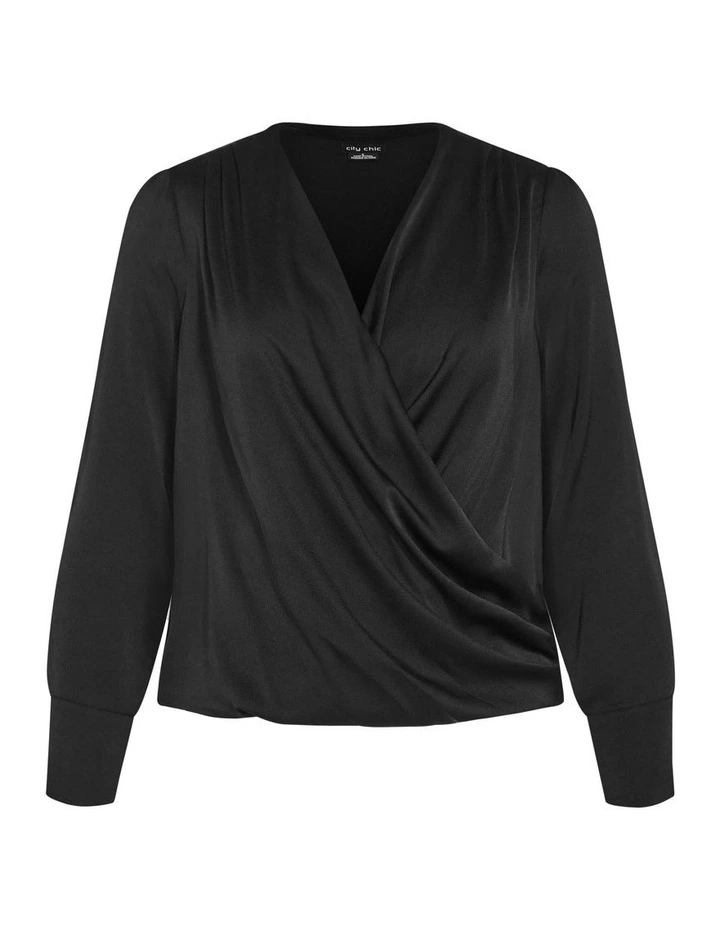 Plus Size Alena Shirt in Black image 5