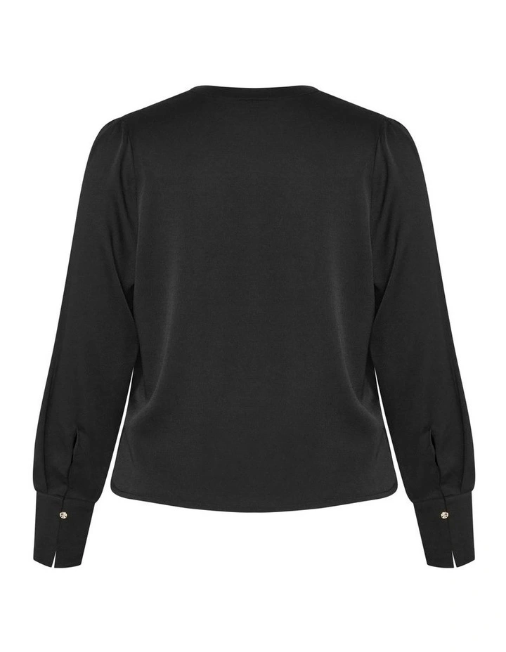 Plus Size Alena Shirt in Black image 6