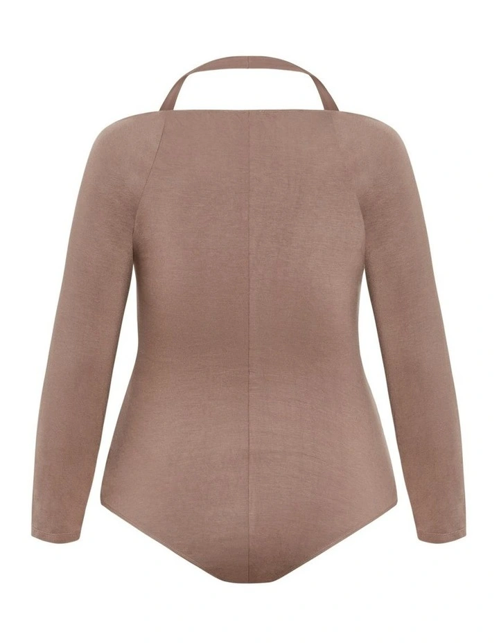 Plus Size Keyla Bodysuit in Fawn image 6