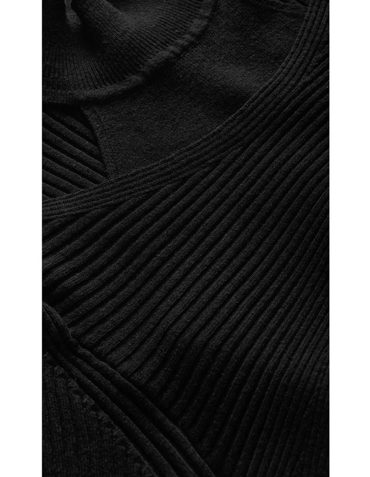 Plus Size Remi Cut Out Jumper in Black image 7