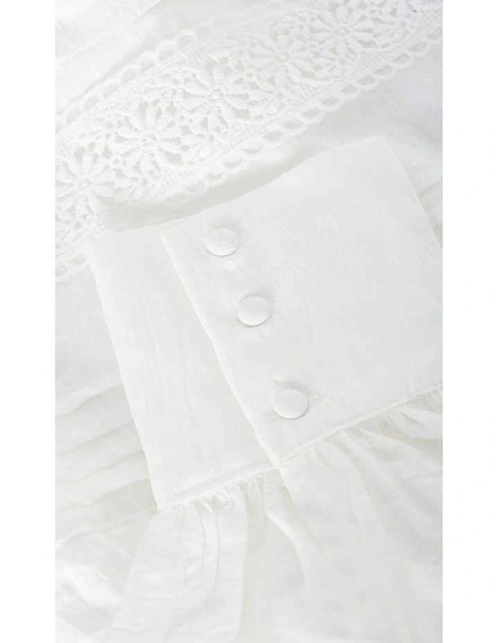 Plus Size Whimsical Shirt in White image 7