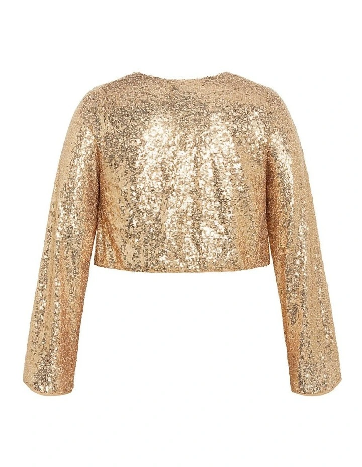 Plus Size Saturn Top in Gold image 4