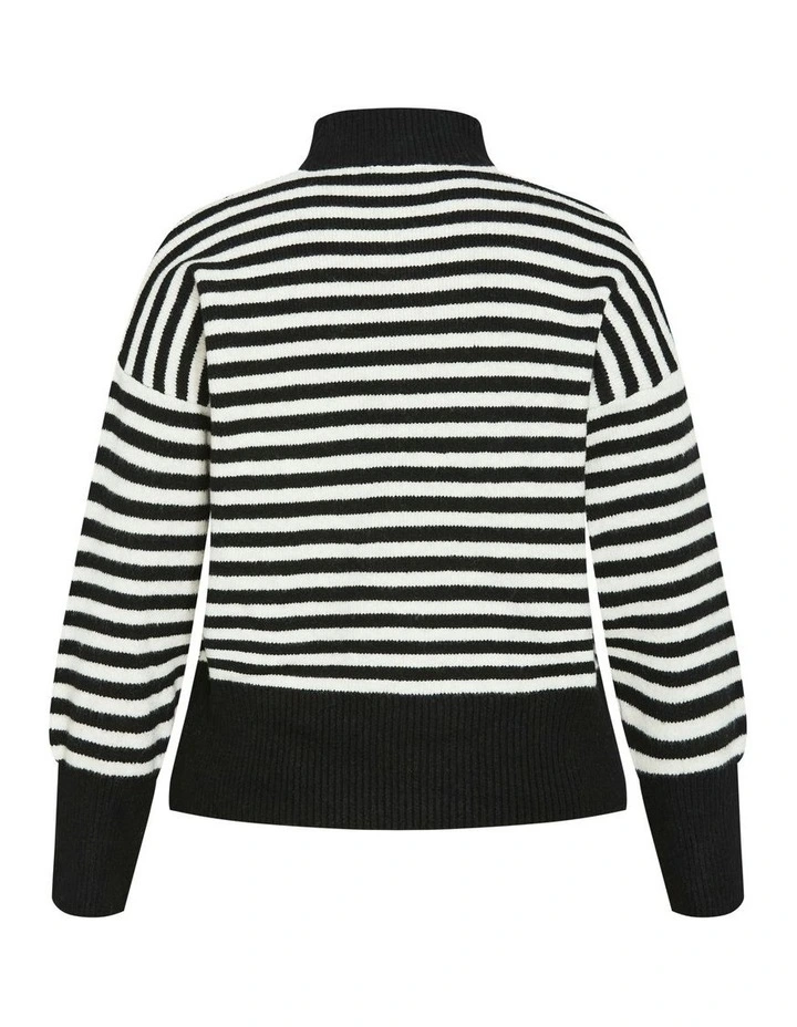 Plus Size Hampstead Jumper in Narrow Stripe image 5