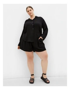Plus Size Bella Shirt in Black
