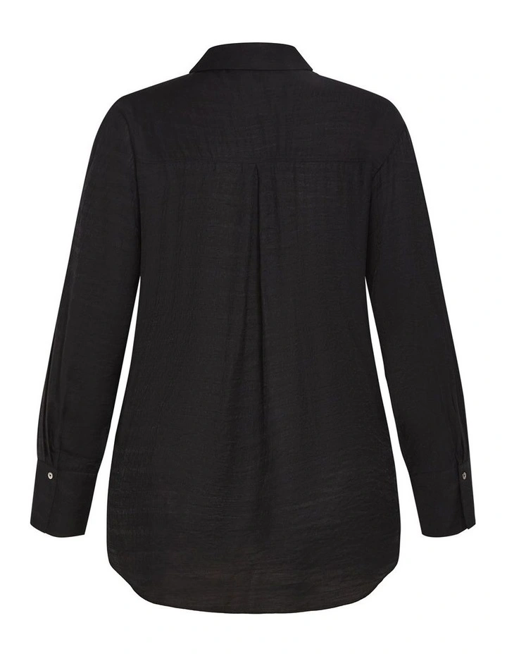 Plus Size Bella Shirt in Black image 4