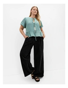 Plus Size Daphne Top in Soft Sage