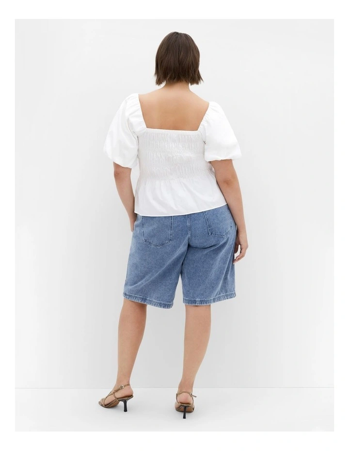 Plus Size Blaire Top in Ivory image 2