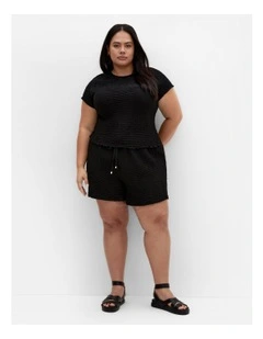 Plus Size Zoie Top in Black