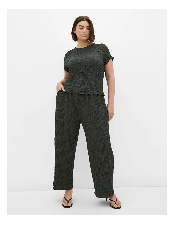 Plus Size Zoie Top in Military image 1