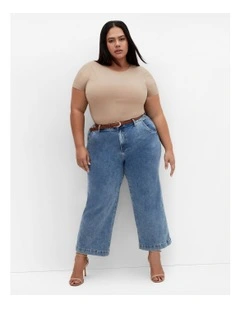 Plus Size Bronte Top in Stone