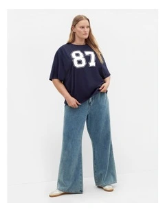 Plus Size Joss Tee in Navy