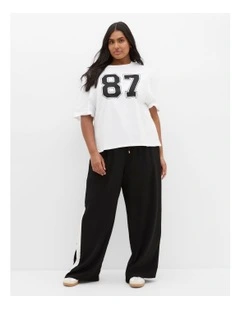 Plus Size Joss Tee in white