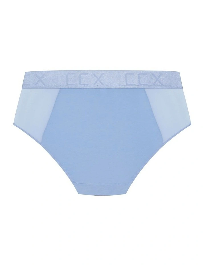 Plus Size Signature Hi Brief in Angel Blue image 4