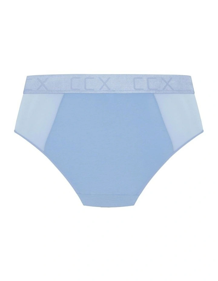 Plus Size Signature Hi Brief in Angel Blue image 5