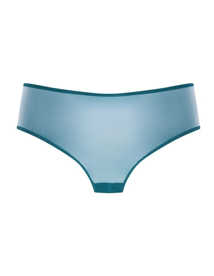 Plus Size Kimora Ouvert Cheeky Brief in Deep Teal image 4