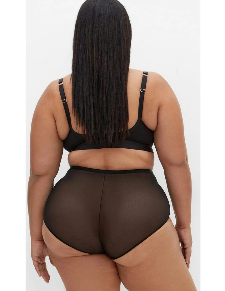 Onyx Longline Contour Bra in Black image 2