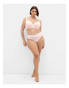 Luxe Cotton 3 Pack Thong in Black/Pink Latte