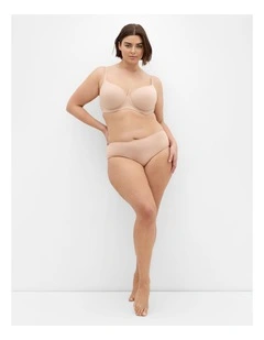 Luxe Cotton Full Brief 3 Pack in Black/Pink/Latte