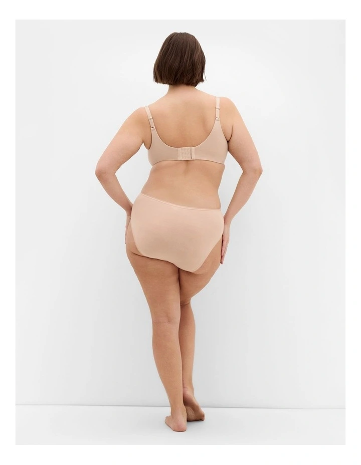 Luxe Cotton Full Brief 3 Pack in Black/Pink/Latte image 2