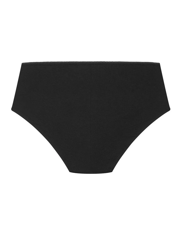 Luxe Cotton Boyleg Briefs 3 Pack in Black image 4