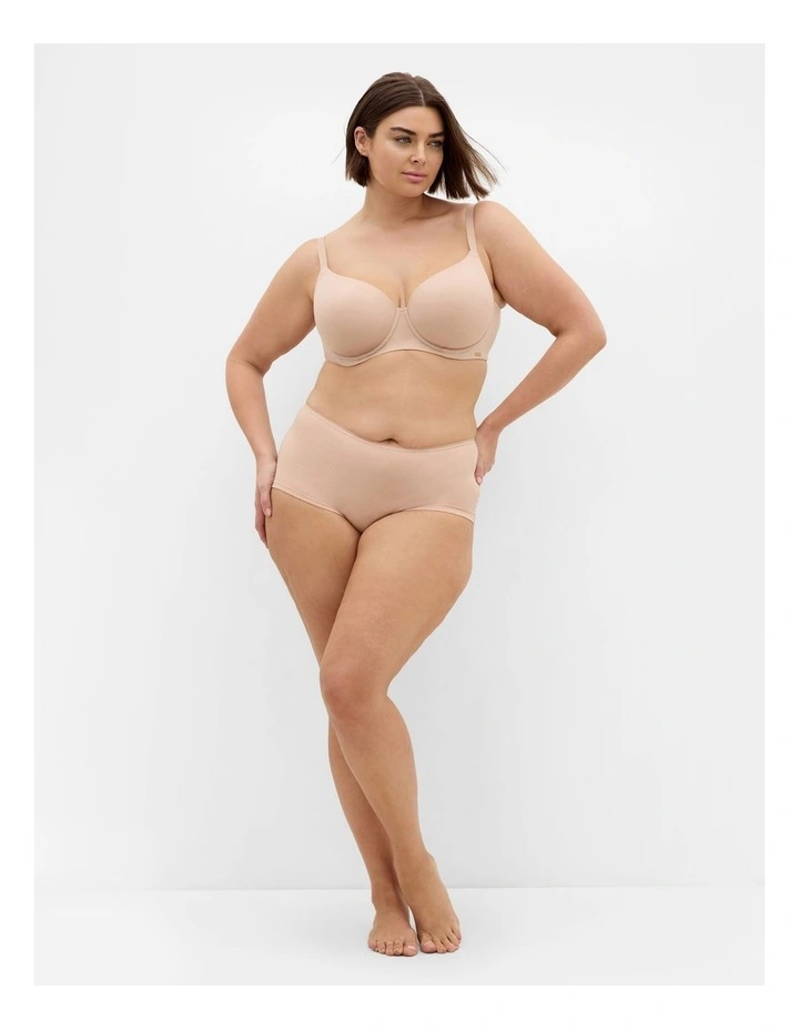 Luxe Cotton Boyleg Briefs 3 Pack in Black image 3