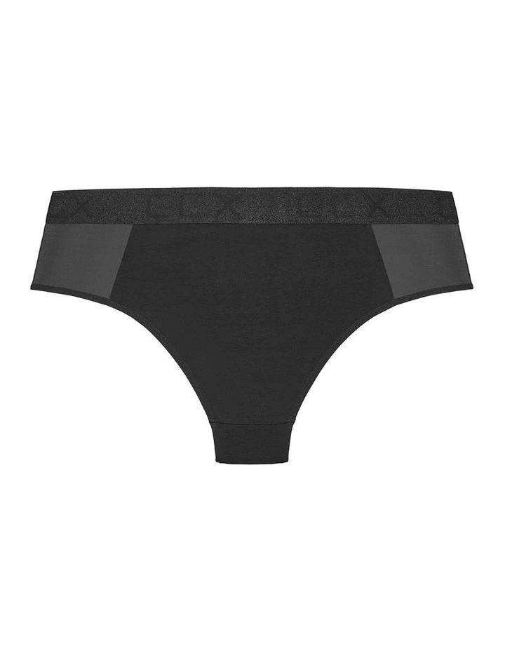 Signature Cheeky Panty in Black image 4