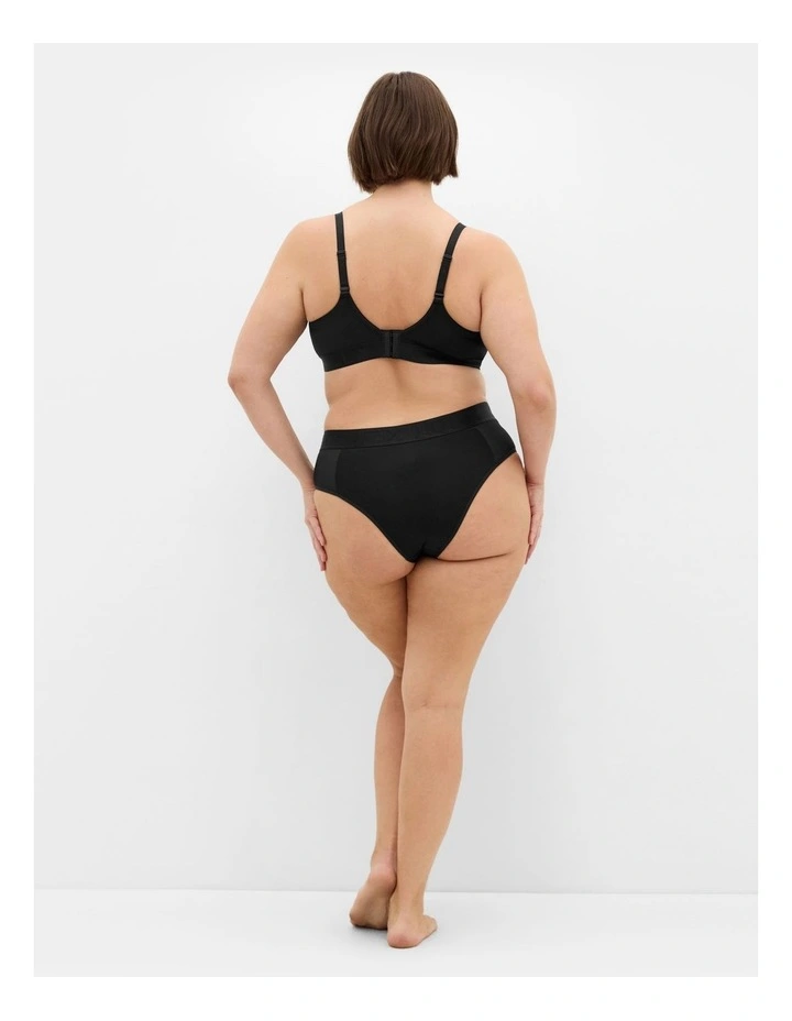 Signature Cheeky Panty in Black image 4