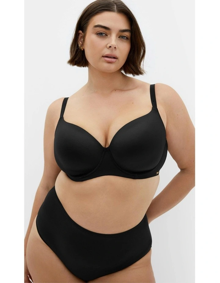 Smooth & Chic T-shirt Bra in Black image 1
