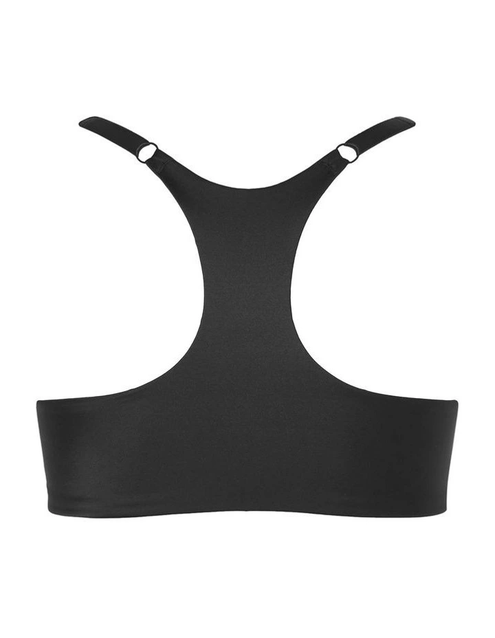 Iris Contour Racerback Bra in Black image 4