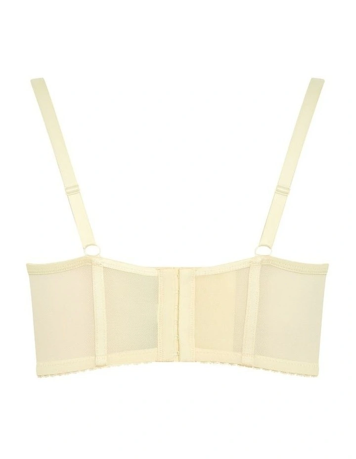Amelie Underwire Longline Bra in Lemonade image 2