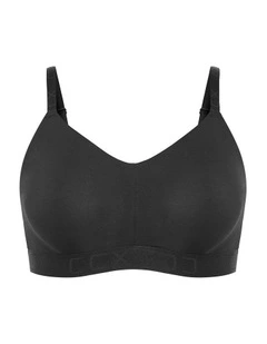 Signature Wireless Bra in Black
