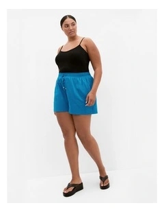 Lola Cotton Short in Azure