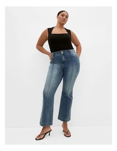 Harley Fit Alexis Flare Leg Jeans in Light Wash