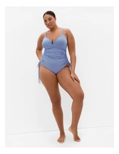 Positano Print 1 Piece in Cobalt Blue