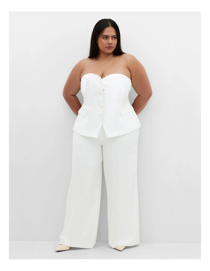 Cora Corset in Ivory image 1