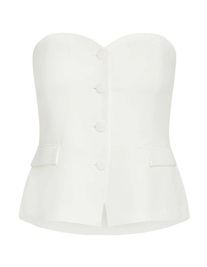 Cora Corset in Ivory image 3