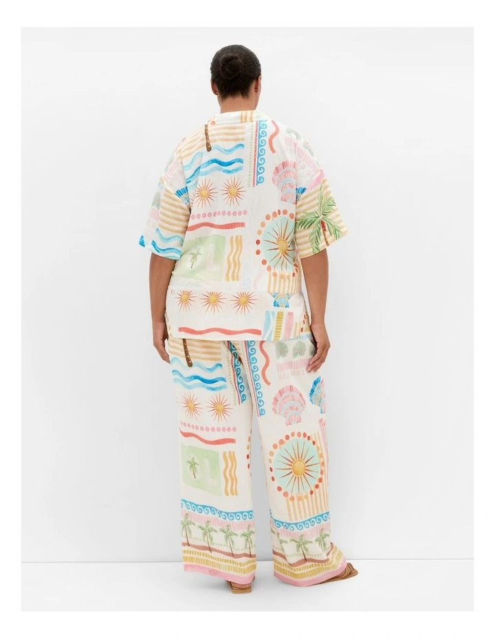 Aliya Print Shirt in Multi image 2