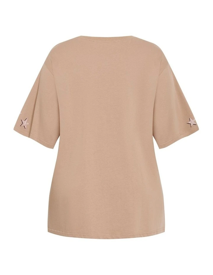 Pony Club Tee in Almond image 4