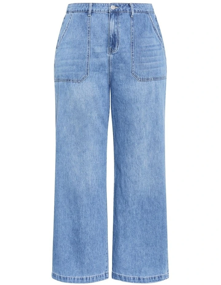 Harley Fit Jessa Wide Leg Regular Jean in Light Wash image 3