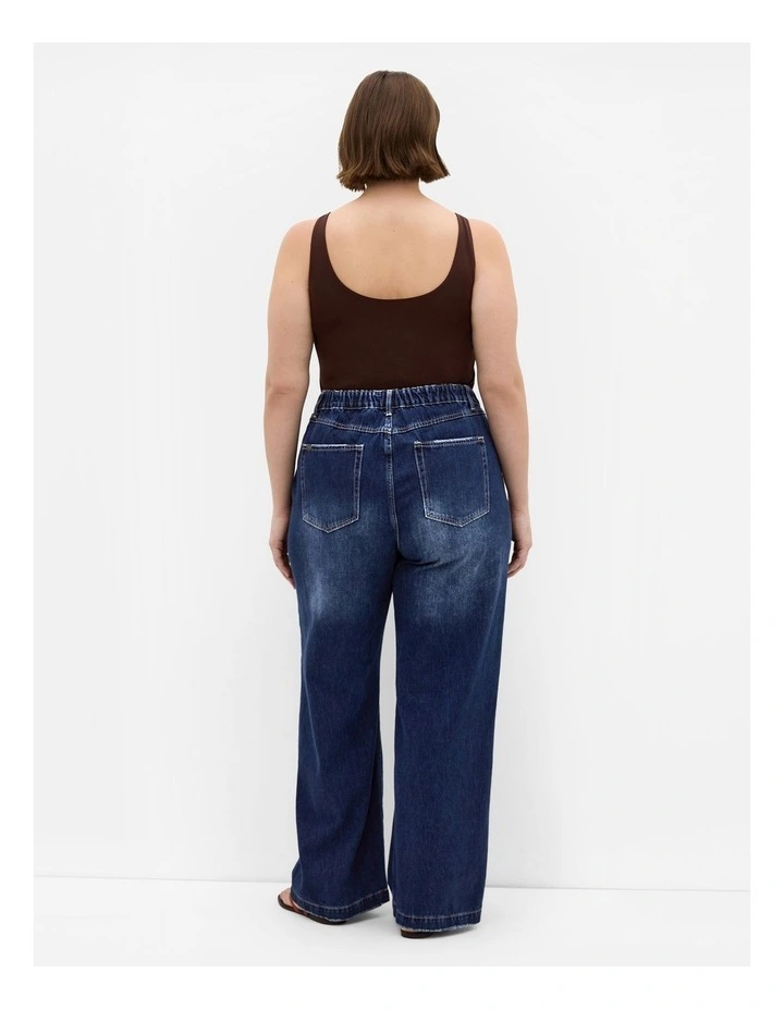 Harley Fit Jessa Wide Leg Regular Jean in Mid Wash image 2