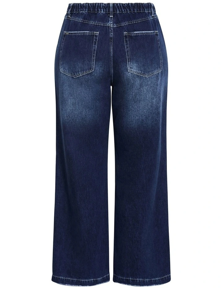 Harley Fit Jessa Wide Leg Regular Jean in Mid Wash image 4