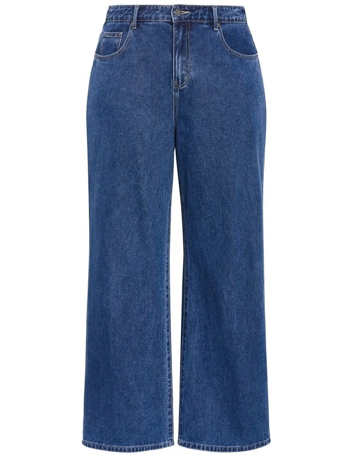 Harley Fit Denim Blues Straight Leg Regular Jean in Mid Wash image 3