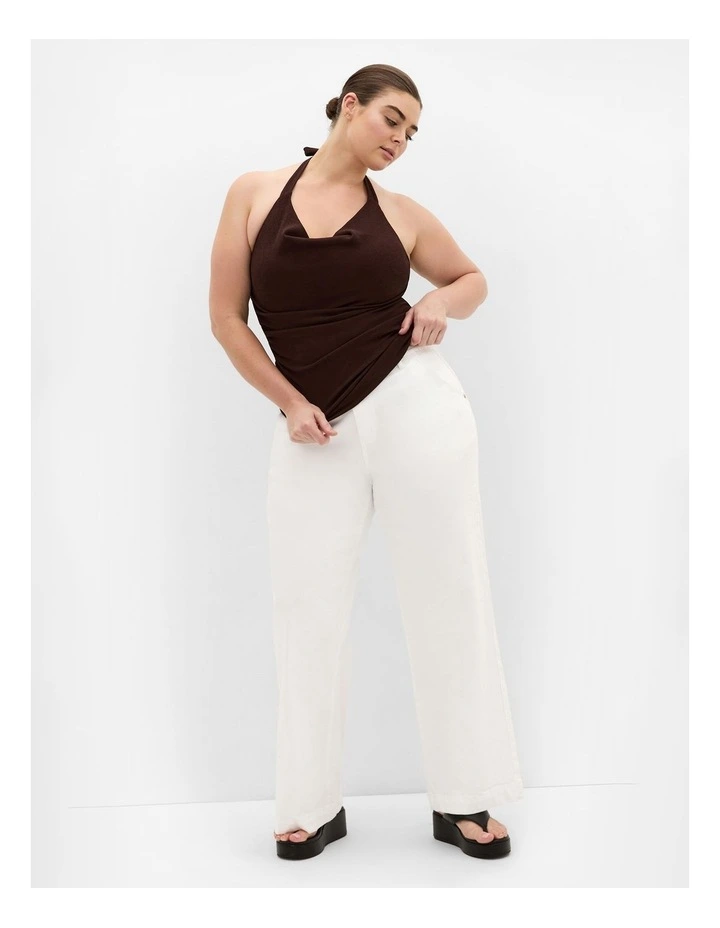 Harley Fit Avery Wide Leg Regular Jean in Ivory image 1