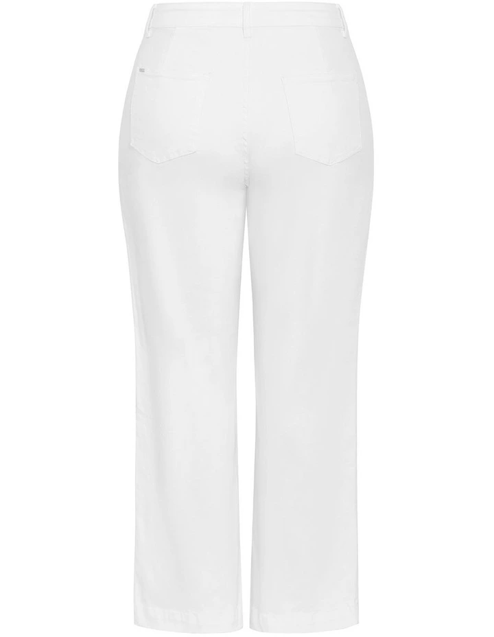 Harley Fit Avery Wide Leg Regular Jean in Ivory image 4