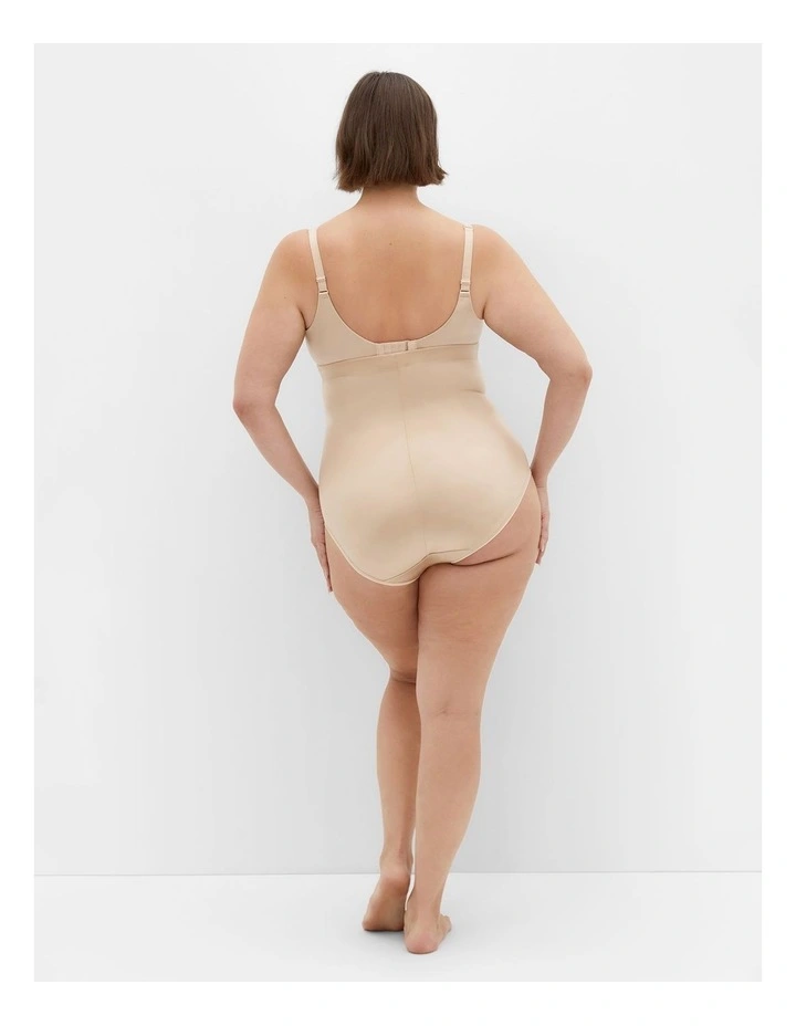 Smooth & Chic Control Brief in Latte image 2
